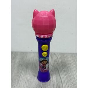 eKids Gabby’s Dollhouse Toy Microphone for Kids, Includes Built-in Music